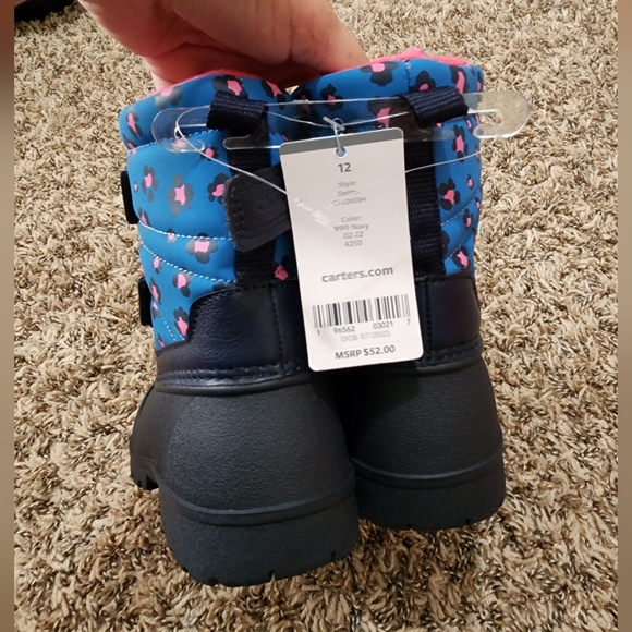 Toddler Leopard Snow Boots - Picture 7 of 12